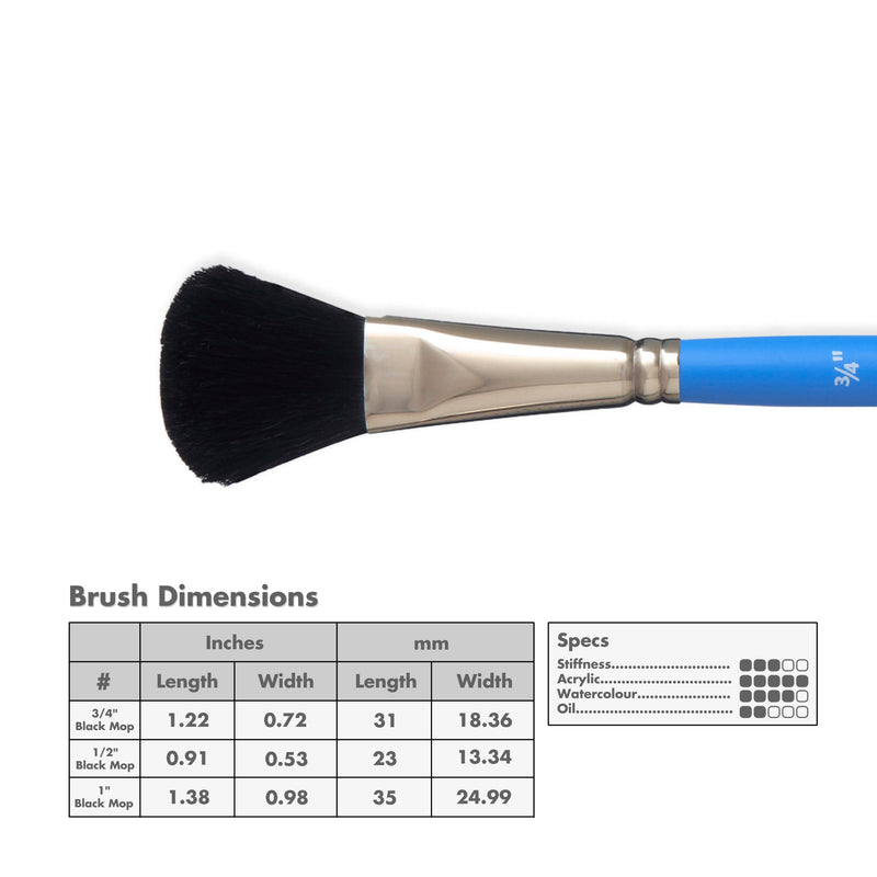 Princeton 3750 Select Artiste Bristle Brushes