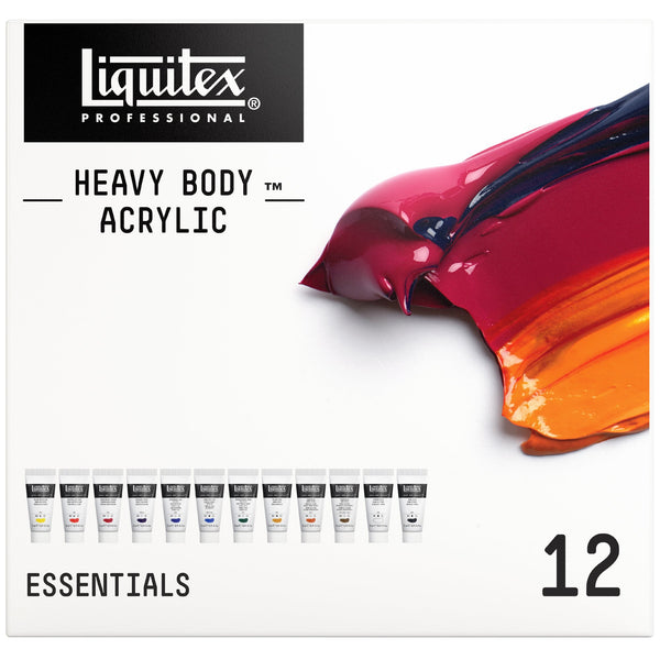 Liquitex Professional Heavy Body Acrylic Colour Essentials Set 12 x 22mL