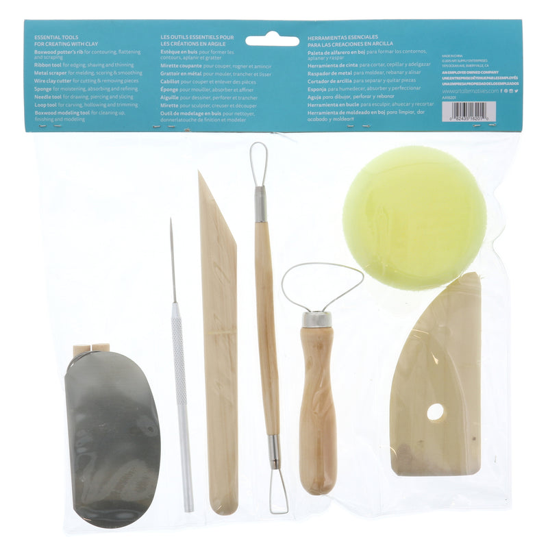 Art Alternatives Essential Pottery Tools Set