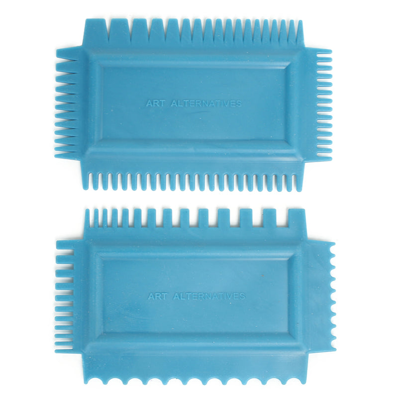 Art Alternatives Rubber Texture Combs Set