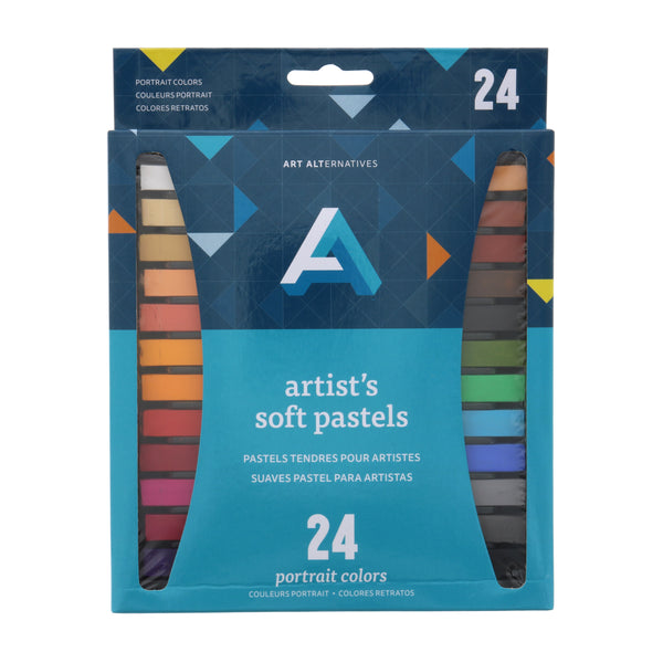 Art Alternatives Artist Soft Pastel Sets 24-Color Set Portrait