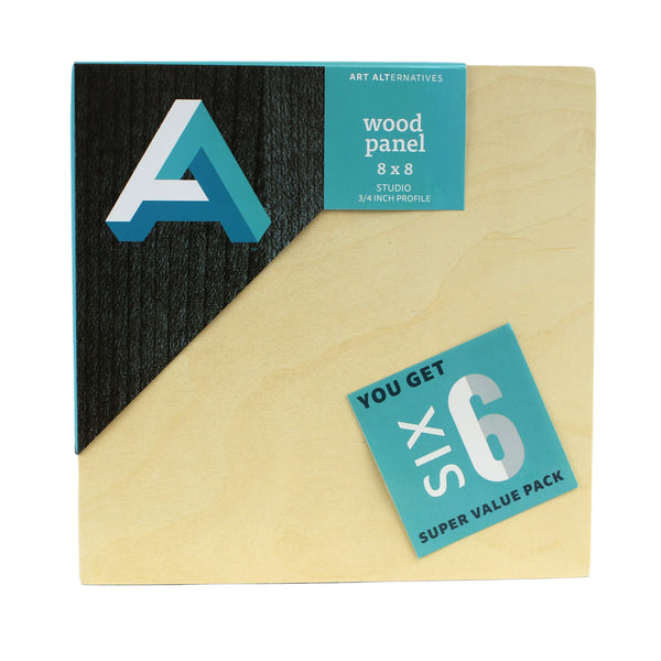 Art Alternatives Wood Panel Super Value Packs Cradled