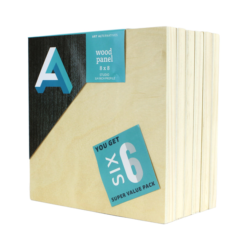 Art Alternatives Wood Panel Super Value Packs Cradled