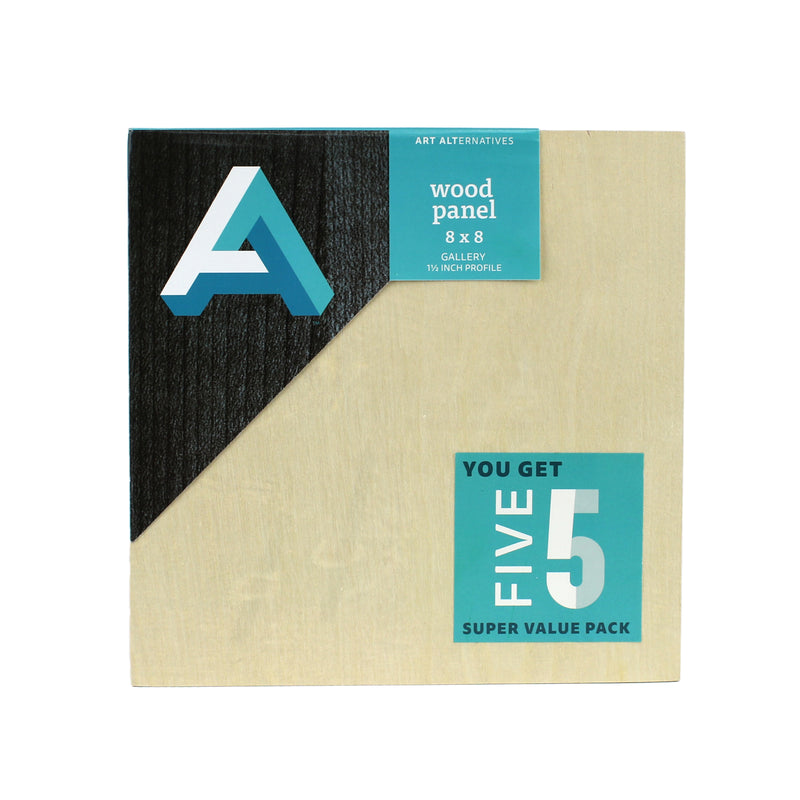 Art Alternatives Wood Panel Super Value Packs Cradled