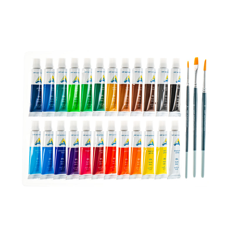 Art Alternatives Economy Oil Paint 24-Color Set