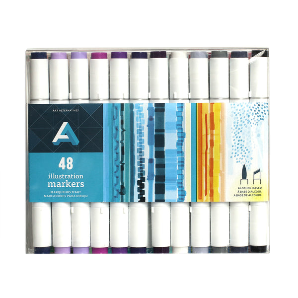 Art Alternatives Illustration Marker 48-Marker Set