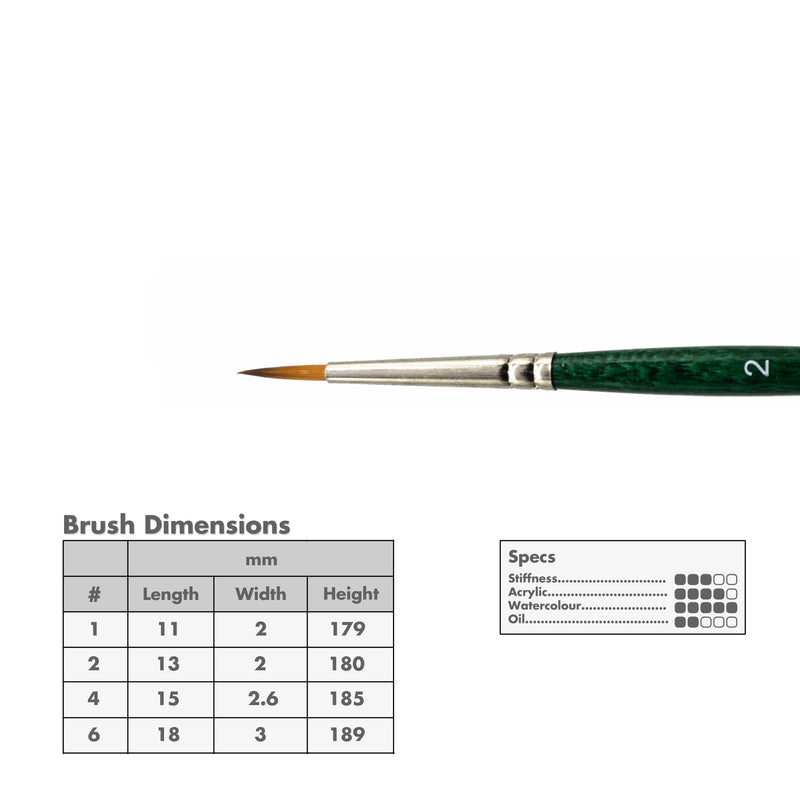 Curry's Series 2400 Tuscany Gold Brushes