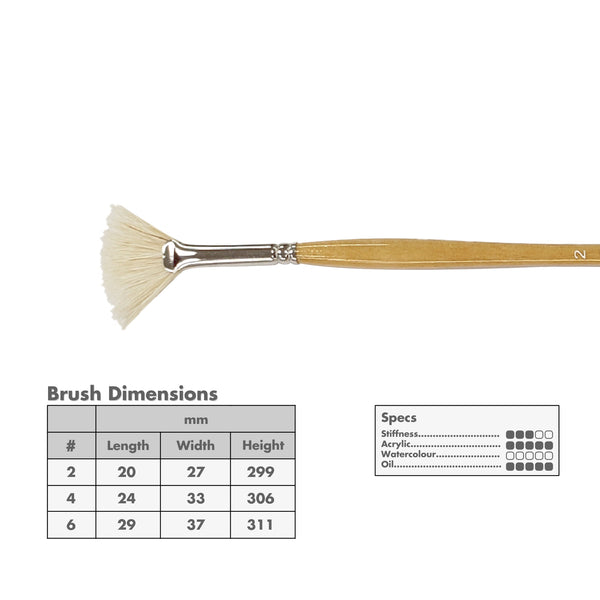 Curry's Series 310 Bristle Fan Brushes