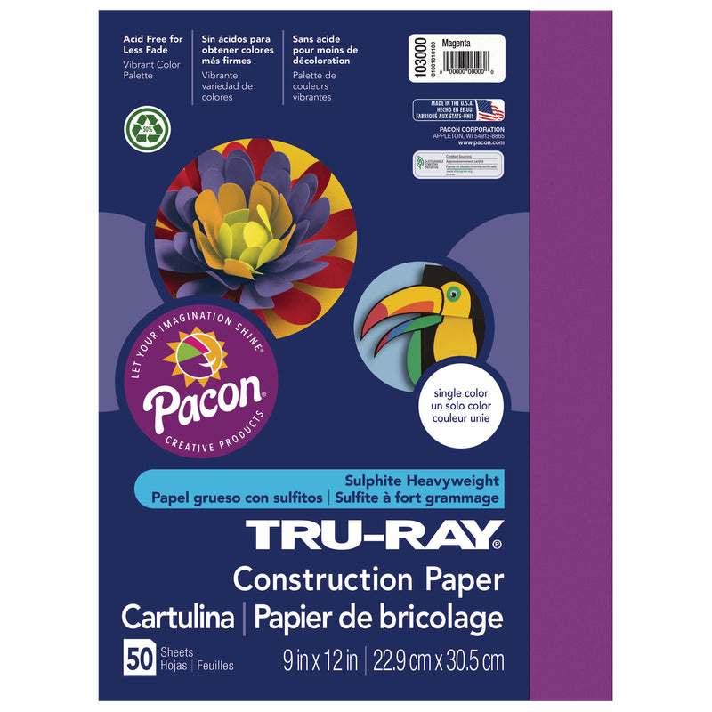 Tru-Ray Construction Paper 9" x 12"