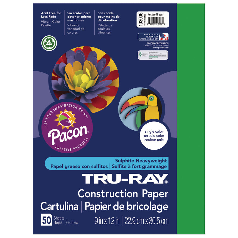 Tru-Ray Construction Paper 9" x 12"