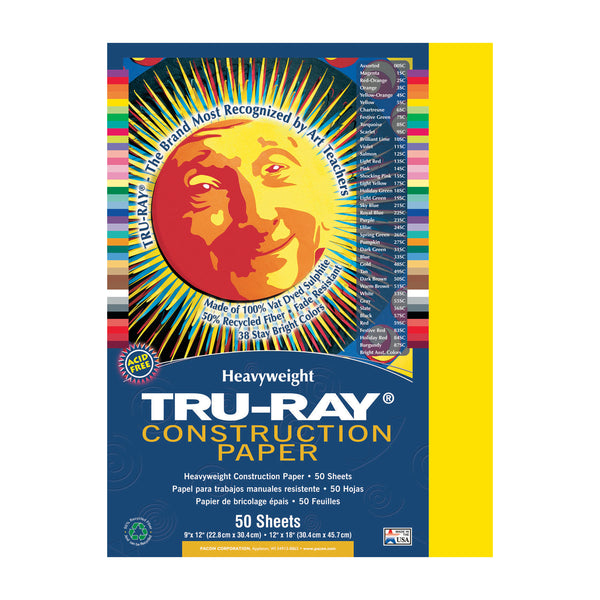 Tru-Ray Construction Paper Assorted Colour Packs