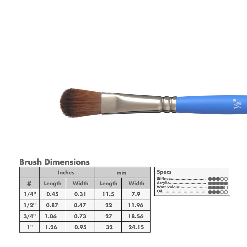 Princeton 3750 Select Artiste Bristle Brushes