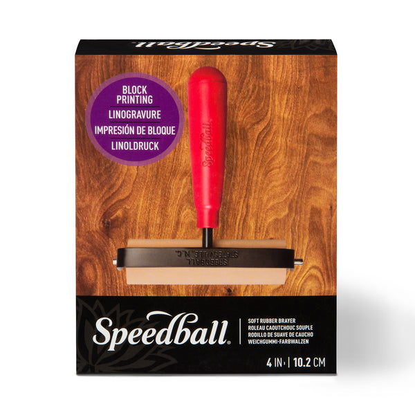 Speedball Soft Rubber Brayer- 4"