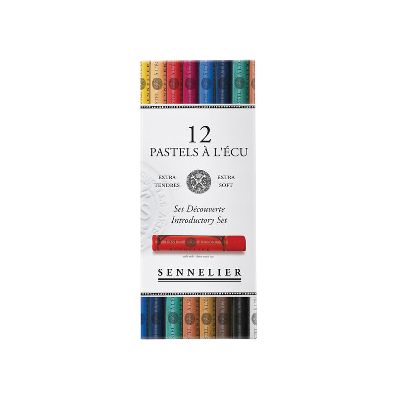 Sennelier Extra-Soft Pastel Full Stick Set - 12-Color Introductory Set