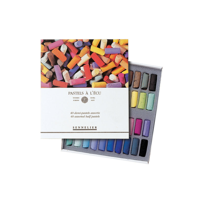 Sennelier Extra-Soft Pastel Half Stick 40-Color Set