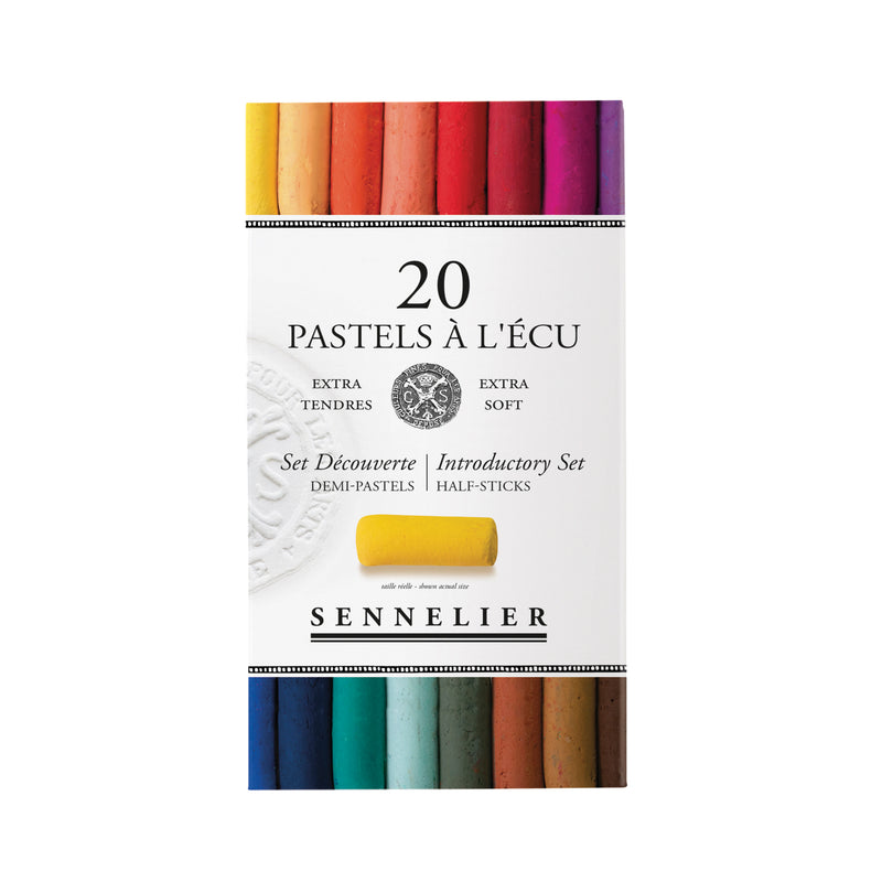 Sennelier Extra-Soft Pastel Half Stick 20-Color Set