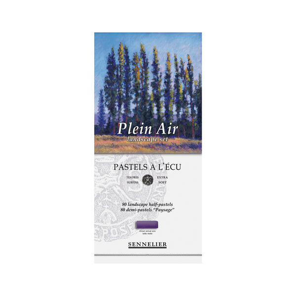 Sennelier Extra-Soft Pastel Half Stick 80-Color Plein Air Landscape