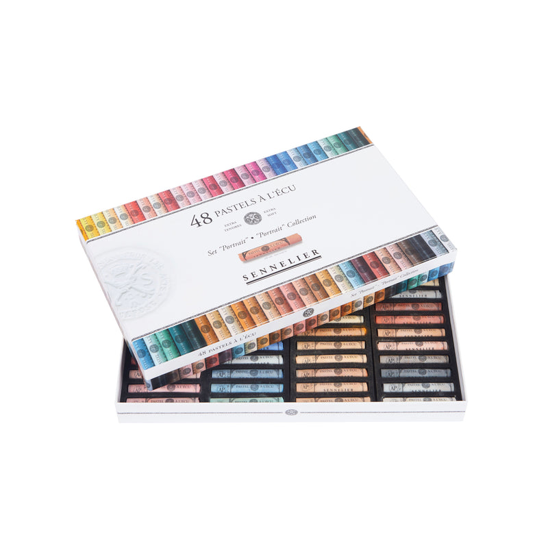 Sennelier Extra-Soft Pastel Full Stick Set - 48-Color Portrait Set