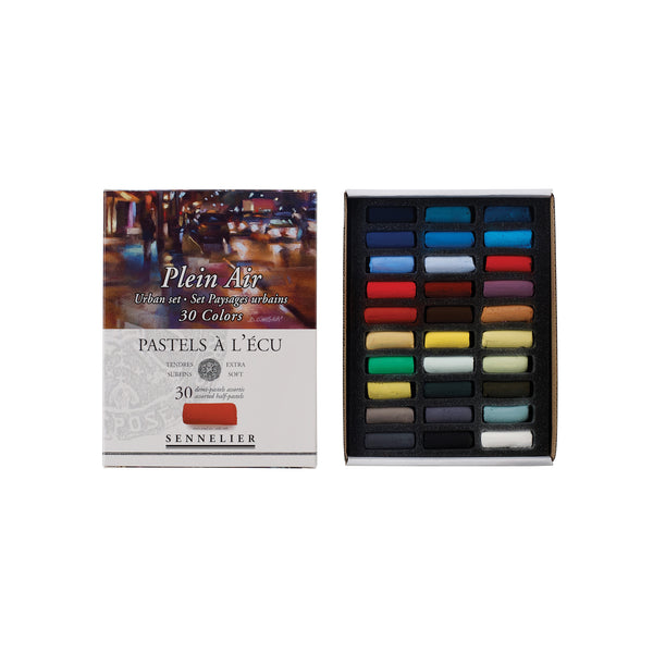 Sennelier Extra-Soft Pastel Half Stick 30-Color Urban Landscape Set