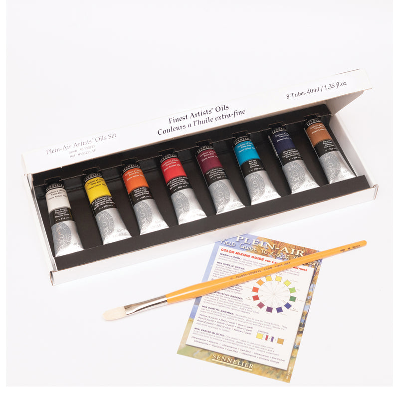 Sennelier Artist' Oil 8-Color Plein Air Set