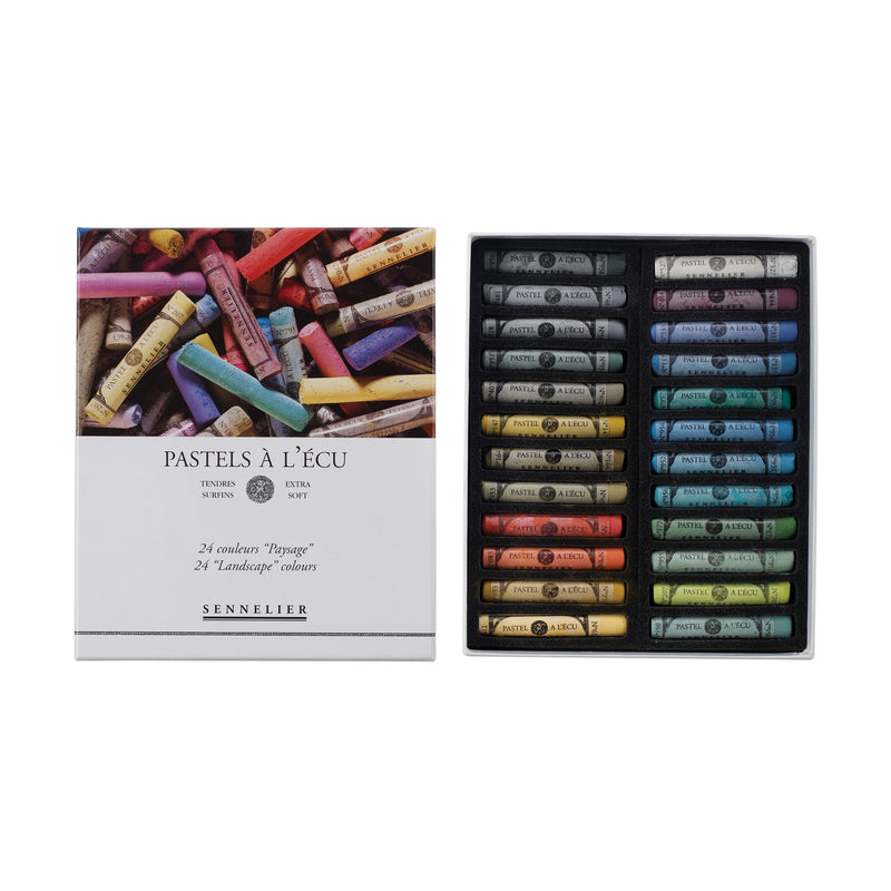 Sennelier Extra-Soft Pastel Full Stick Set - 24-Color Landscape Set