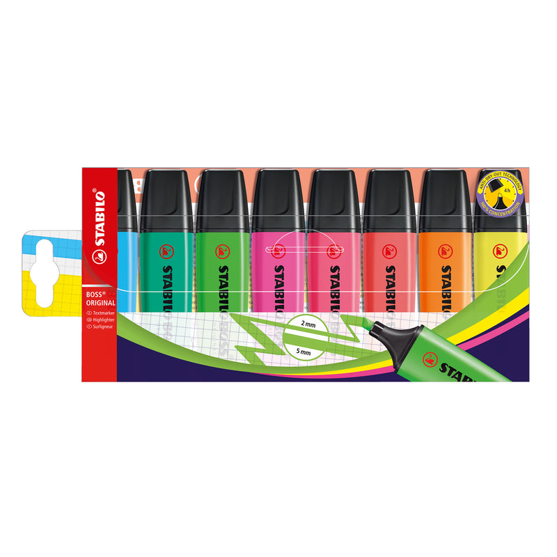 Stabilo BOSS ORIGINAL Highlighters 8 Color Set