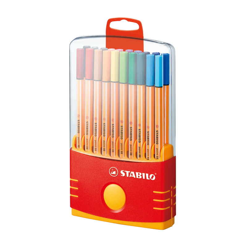 Stabilo Point 88 Pens 20-Color Parade Set