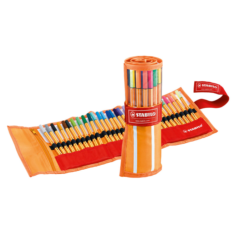 Stabilo Point 88 Pen 30-Color Rollerset