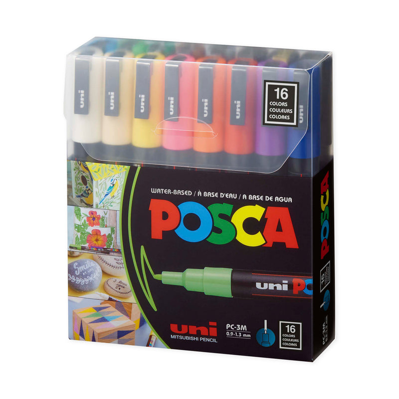 Posca Colour (3M) Fine Marker 16-Piece Set