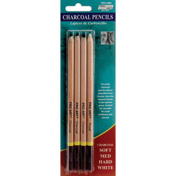 Charcoal Pencil Set of 4