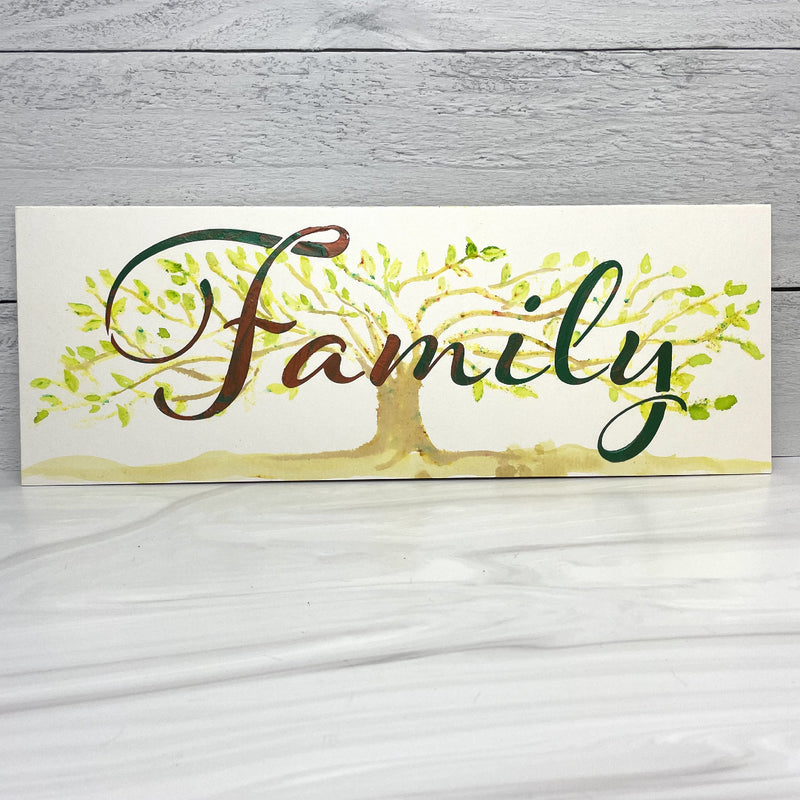 The Crafter's Workshop Family Stencil - 16.5" x 6"