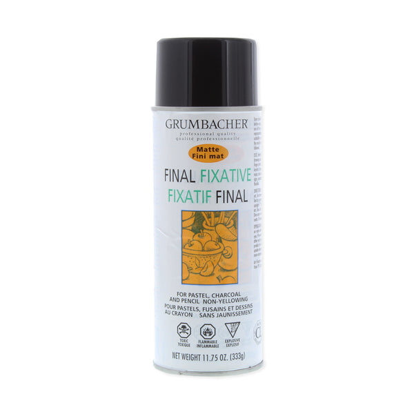 Grumbacher Final Fixative Spray for Dry Media