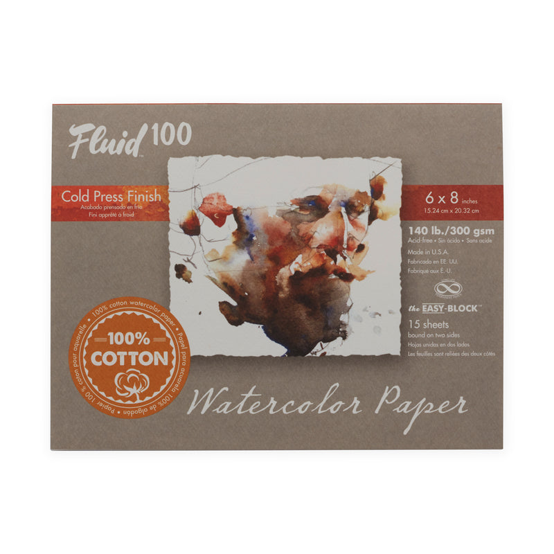 Fluid 100 Watercolour Blocks - Cold Press