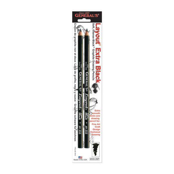 General's Layout Pencils 2pk