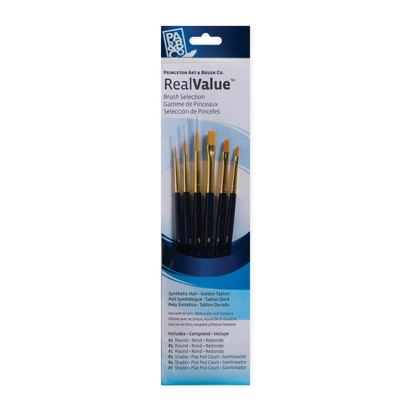 Princeton RealValue 6 Piece Brush Set - Dark Blue #9137