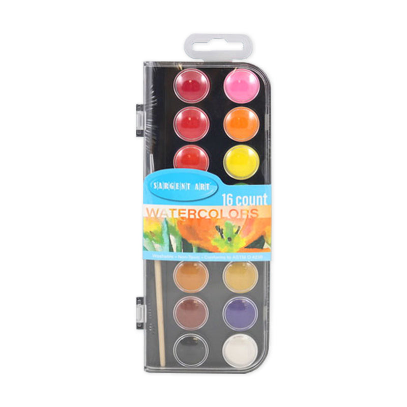 Sargent Art Supreme Watercolour Sets -16 Colours + 1 Brush