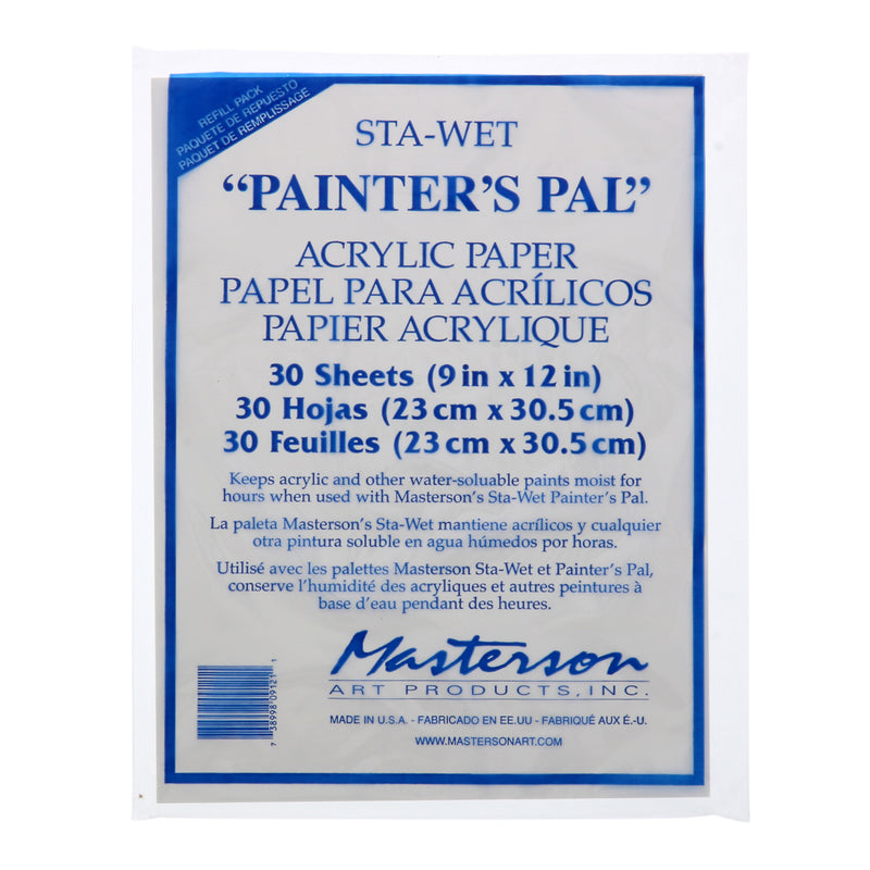 Masterson's Sta-Wet Palette Paper Refill 9 x 12