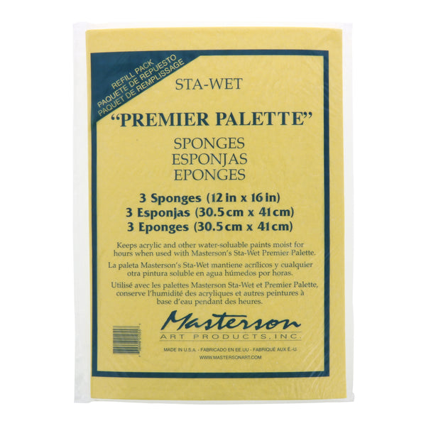 Masterson's Sta-Wet Palette Sponge Refill 12 x 16