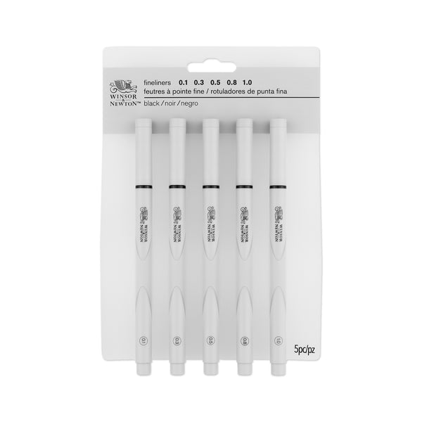 Winsor & Newton Fineliner Assortment Set of 5 - Black